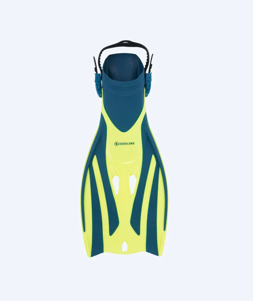Aqualung Taucherflossen für Erwachsene - Fizz - Blau/Gelb