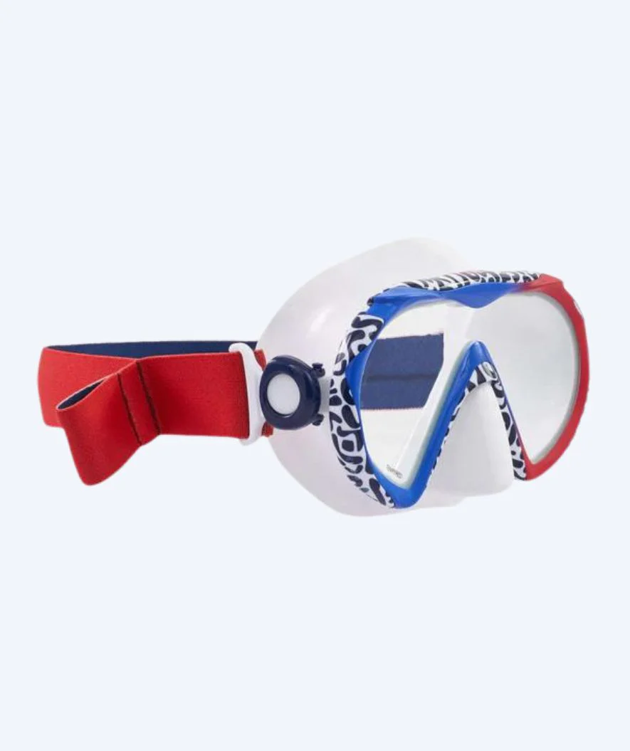 Aqualung Tauchmaske für Erwachsene - Compass - Blau/Rot - Image 2