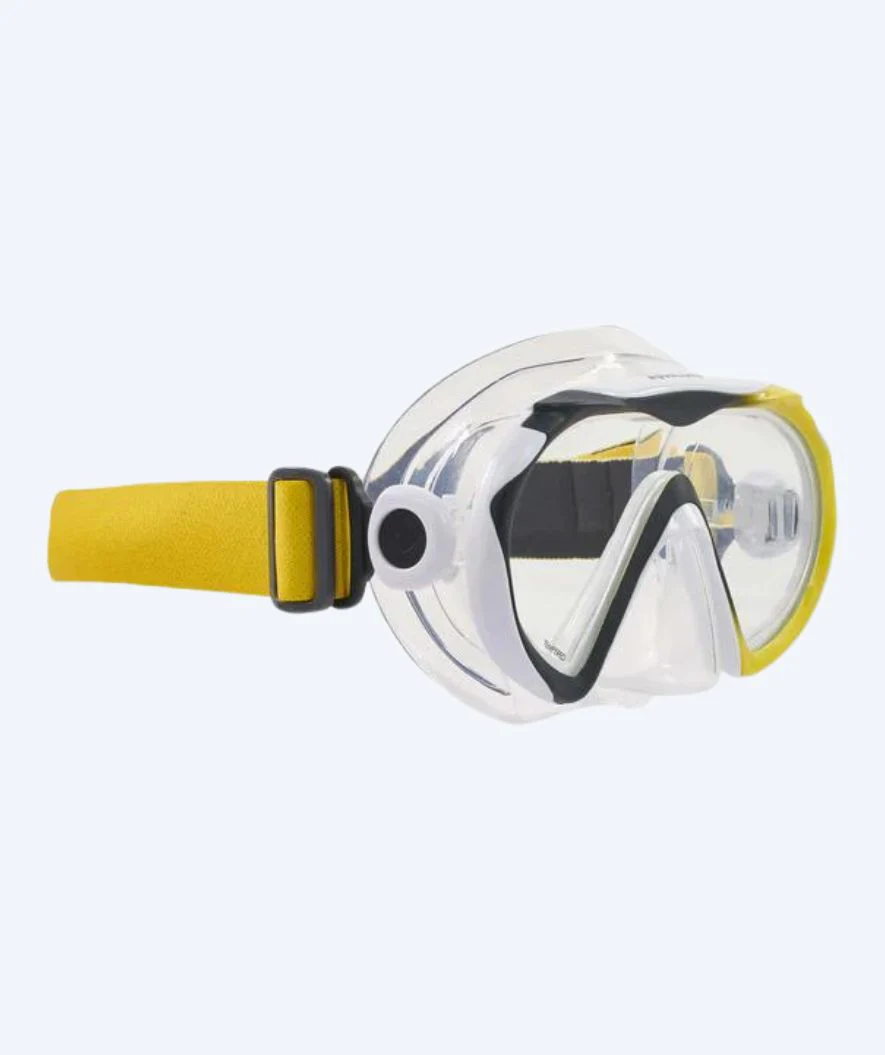 Aqualung Tauchmaske für Erwachsene (ab 12 Jahre) - Compass - Schwarz/Gelb - Image 2