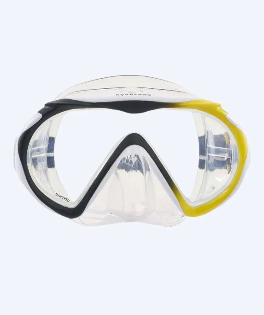 Aqualung Tauchmaske für Erwachsene (ab 12 Jahre) - Compass - Schwarz/Gelb - Image 3
