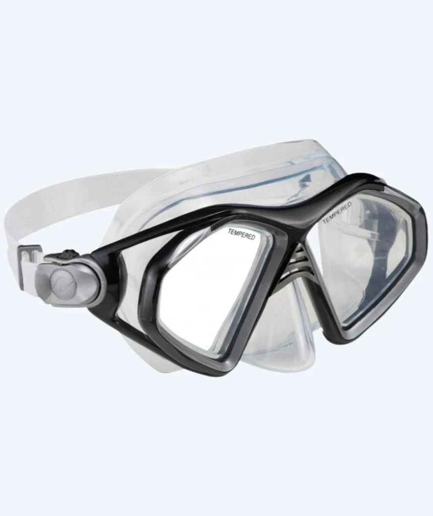 Aqualung Tauchmaske für Erwachsene - Trooper - Schwarz/Klar