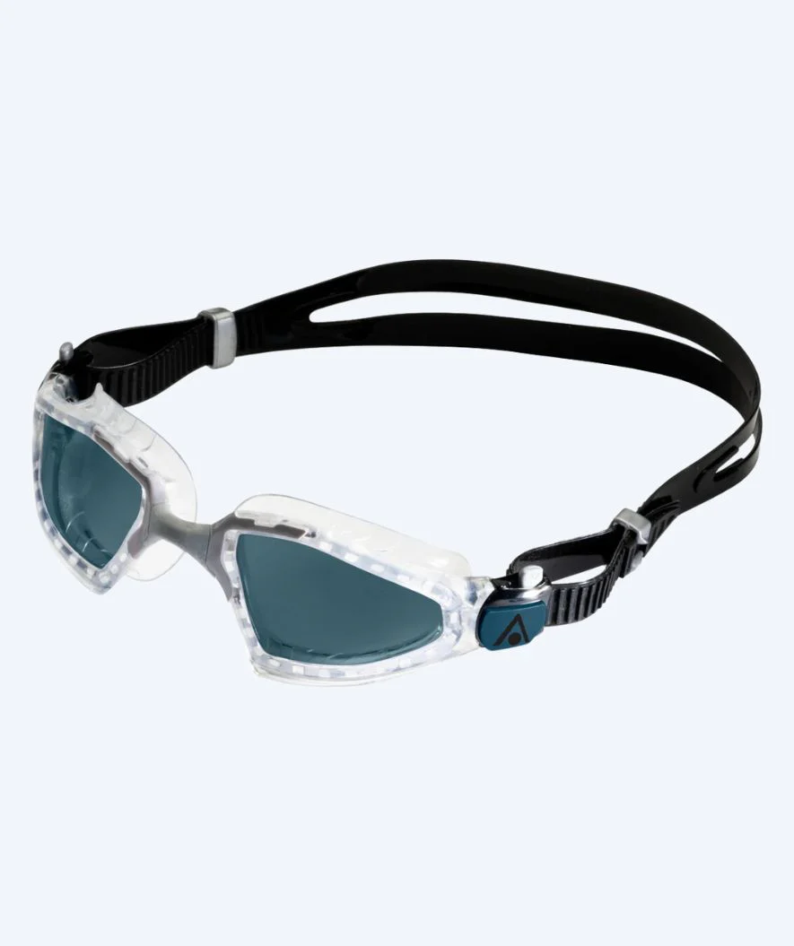 Aquasphere Schwimmbrille für Freizeitschwimmer - Kayenne Pro - Schwarz/Klar (Smoke Scheiben)