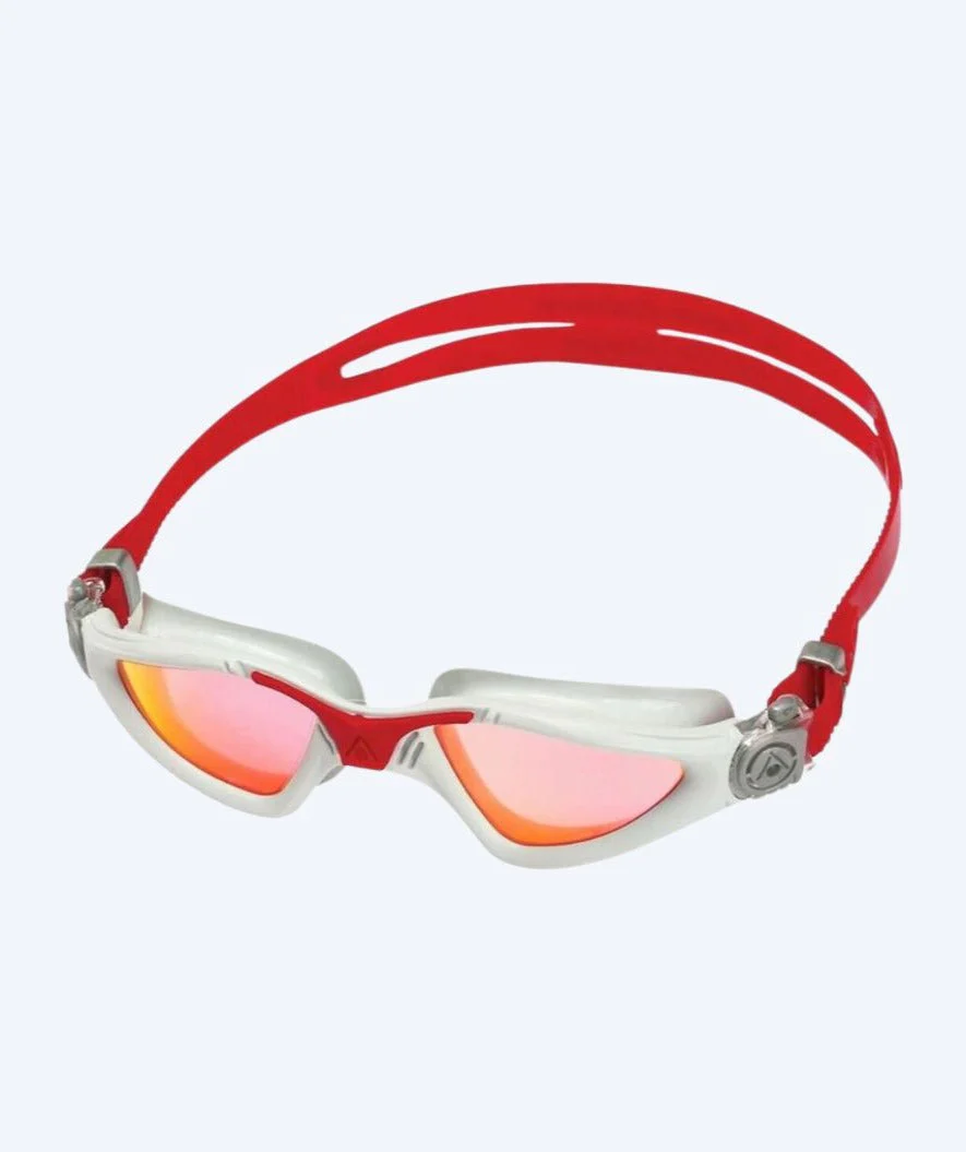 Aquasphere Taucherbrille für Hobbytaucher - Kayenne Titanium - Rot/Grau