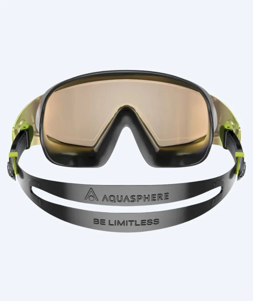 Aquasphere Schwimmmaske - DEFY. Ultra Indigo - Schwarz/Blau (Mirror Scheiben) - Image 2