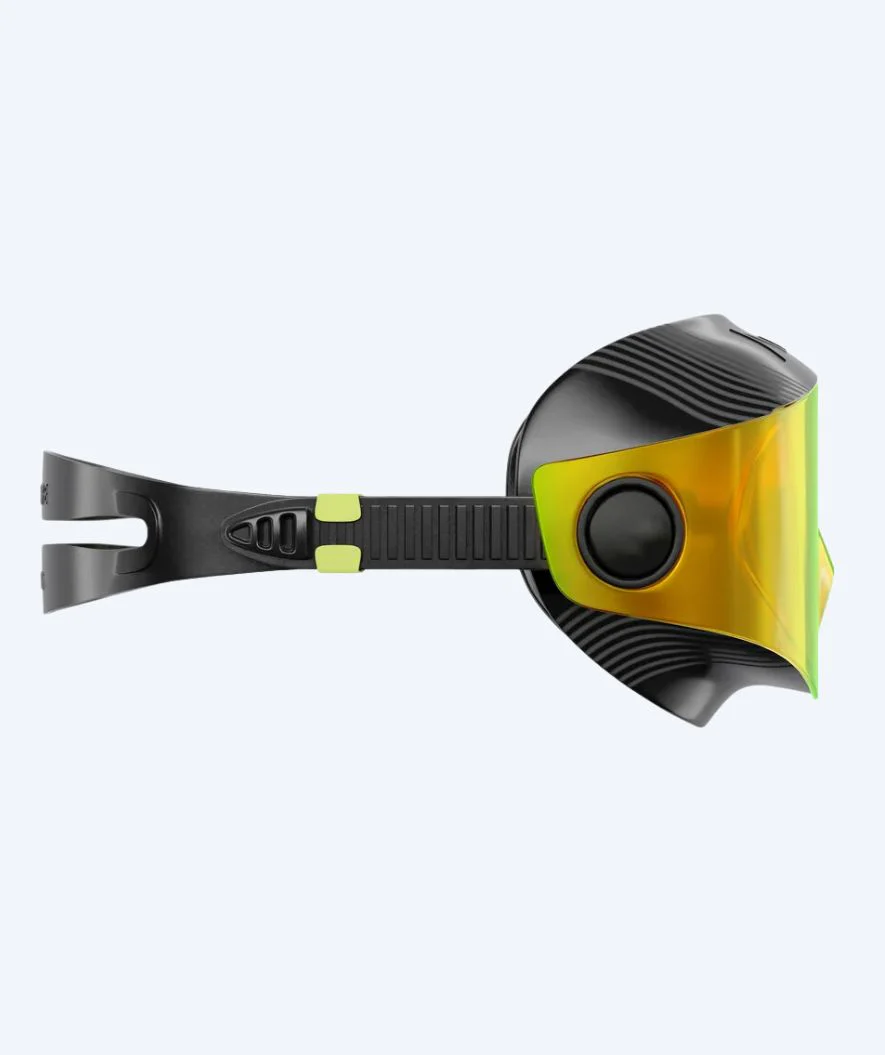Aquasphere Schwimmmaske - DEFY. Ultra Indigo - Schwarz/Gold (Mirror Scheiben) - Image 3