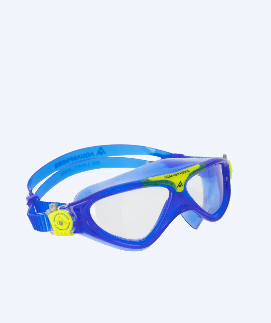 Aquasphere Schwimmmaske für Junioren (6-12) - Vista - Blau/Gelb - Image 3