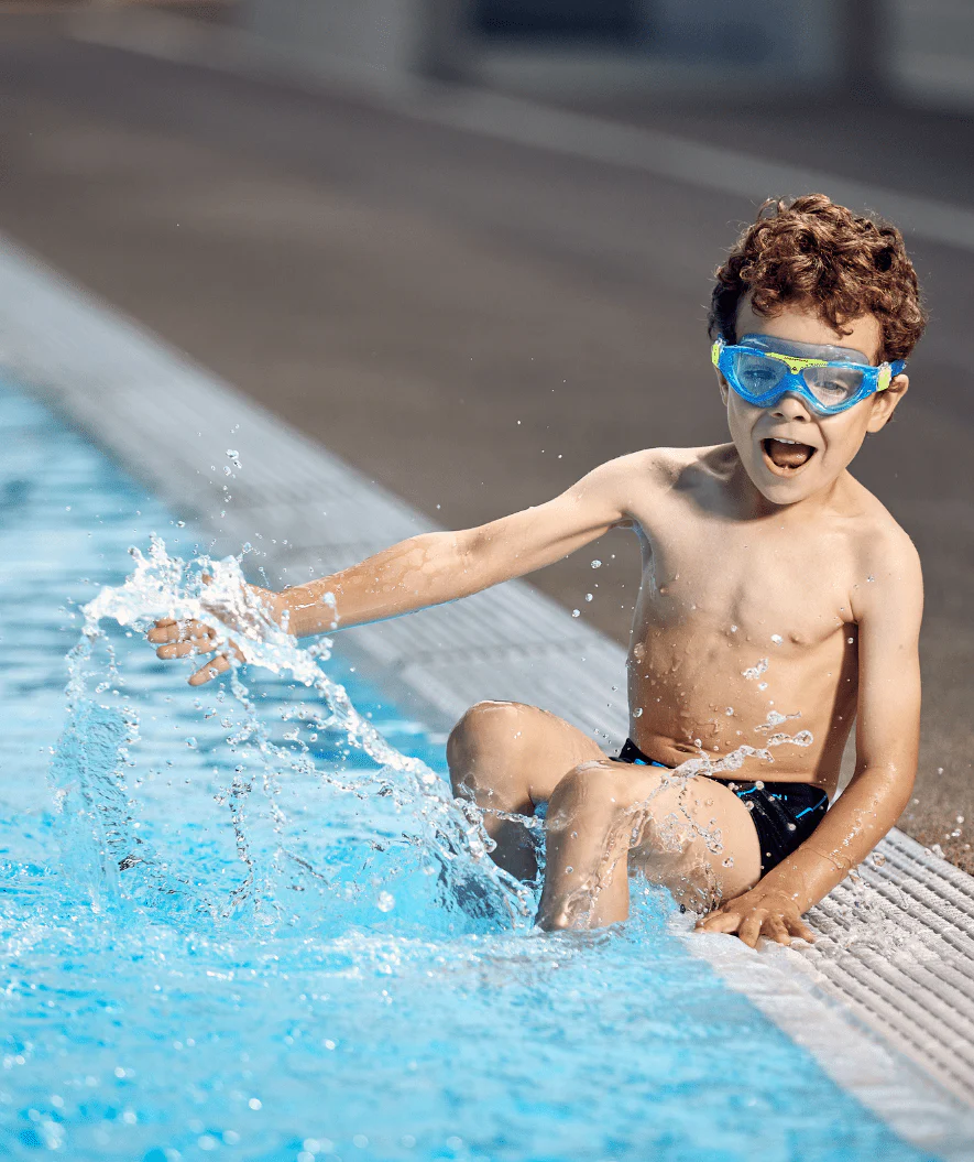 Aquasphere Schwimmmaske für Junioren (6-12) - Vista - Blau/Gelb - Image 4