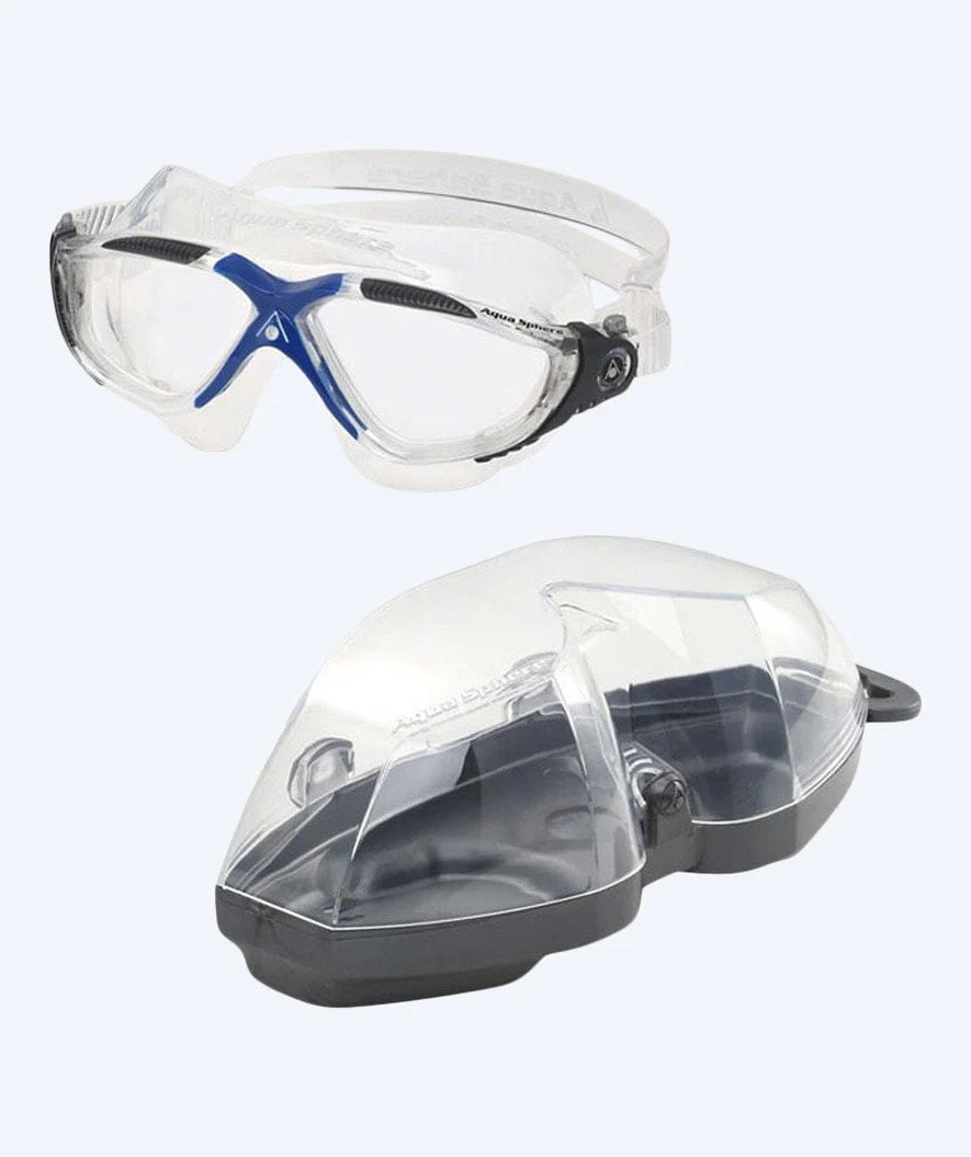 Aquasphere Schwimmmaske - Vista - Klar/Blau - Image 4