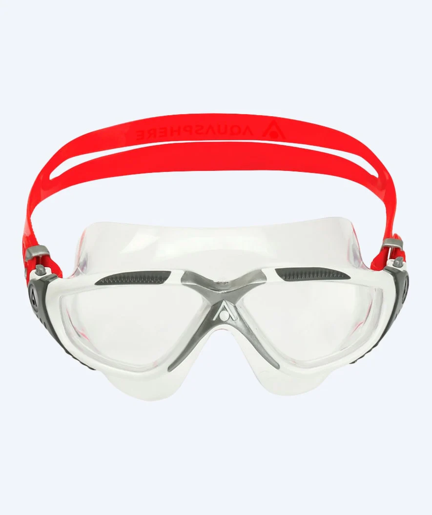 Aquasphere Schwimmmaske - Vista - Weiß/Rot - Image 2