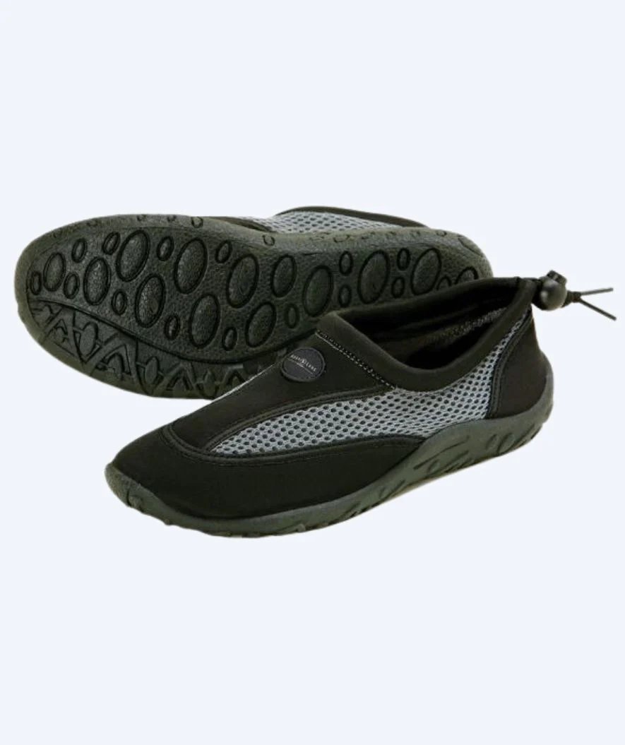 Aquasphere Schwimmschuhe für Herren - Cancun - Schwarz/Silber