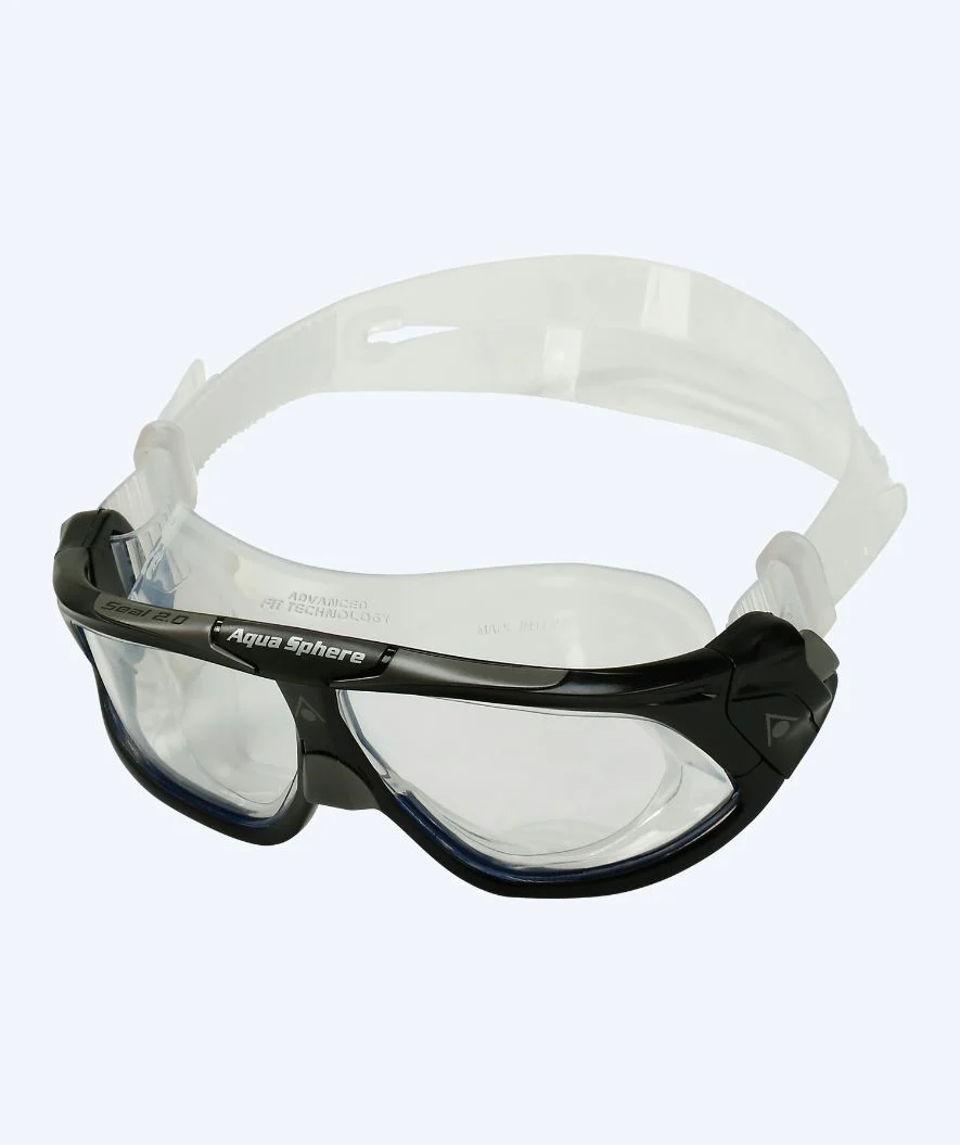 Aquasphere Taucherbrille für Erwachsene - Seal 2.0 - Schwarz/Klar - Image 3