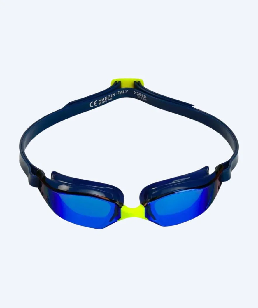 Aquasphere Wettkampf Schwimbrille - Xceed A1 - Donkerblau/Gelb - Image 4