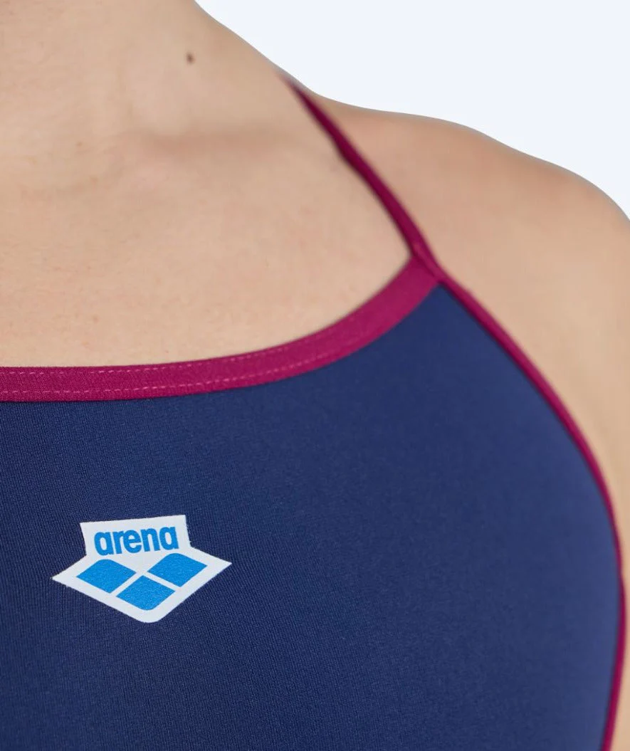 Arena Badeanzug für Damen - Icons Super Fly - Blau/Rot - Image 3