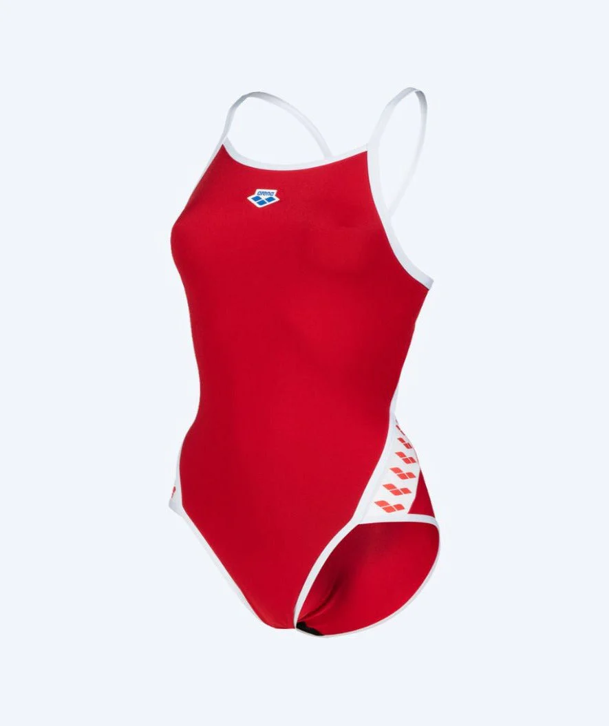 Arena Badeanzug für Damen - Icons Super Fly - Rot/Weiß - Image 5