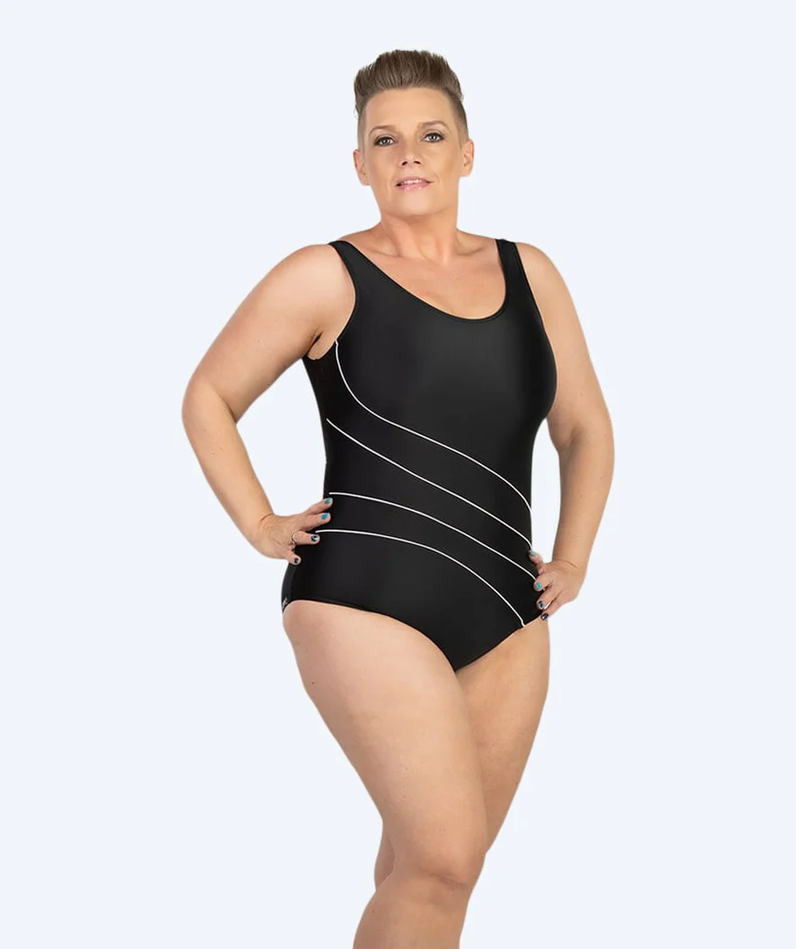 Arena Badeanzug für Damen - Lulu G9 - Schwarz/Weiß