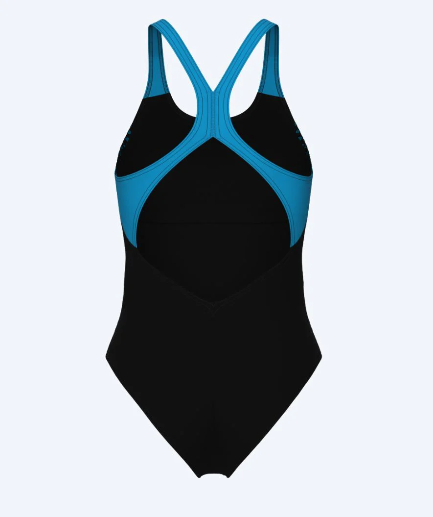 Arena Badeanzug für Damen - Openings V-Back LB - Schwarz/Blau - Image 6