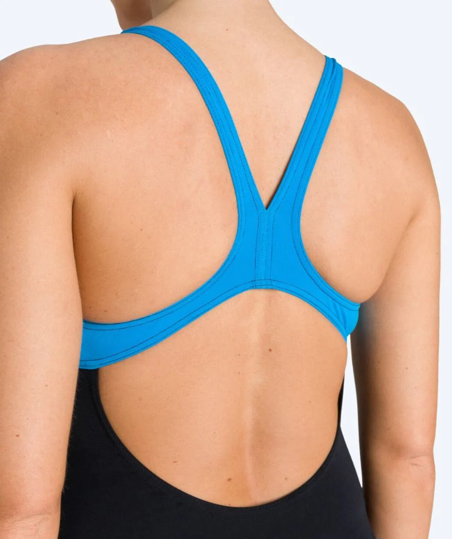 Arena Badeanzug für Damen - Shiner Pro - Schwarz/Hellblau - Image 3