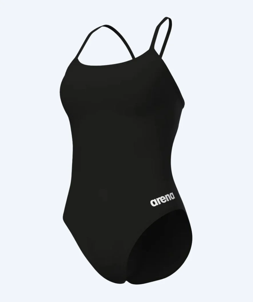 Arena Badeanzug für Damen - Solid Lace Back - Schwarz - Image 6