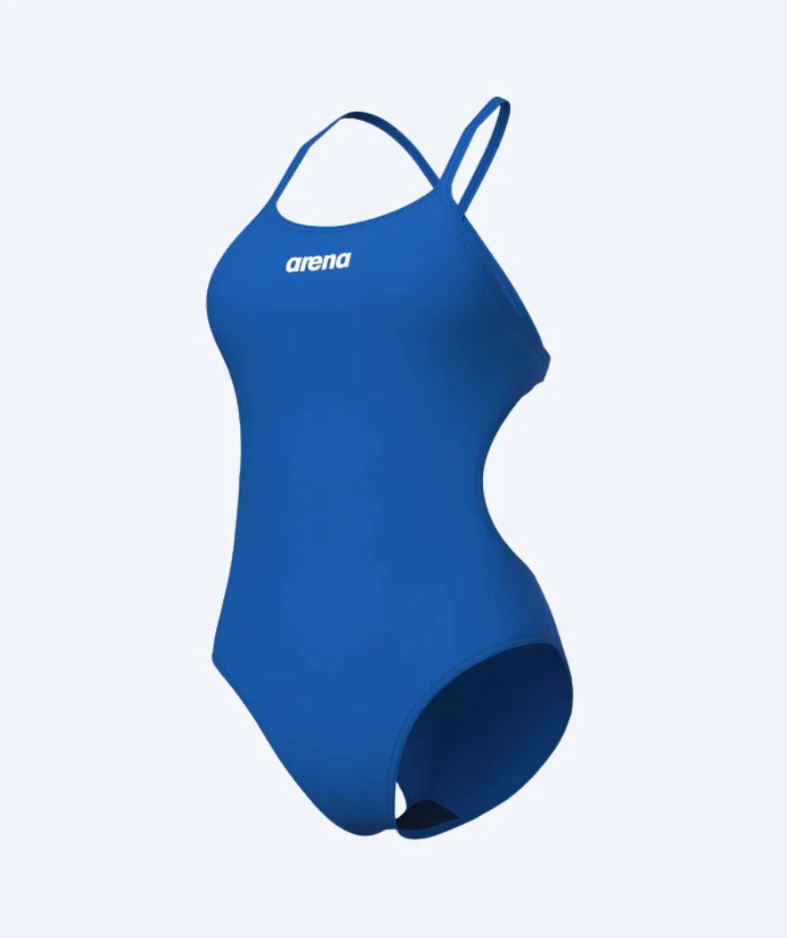 Arena Badeanzug für Damen - Solid Tie Back - Blau - Image 6