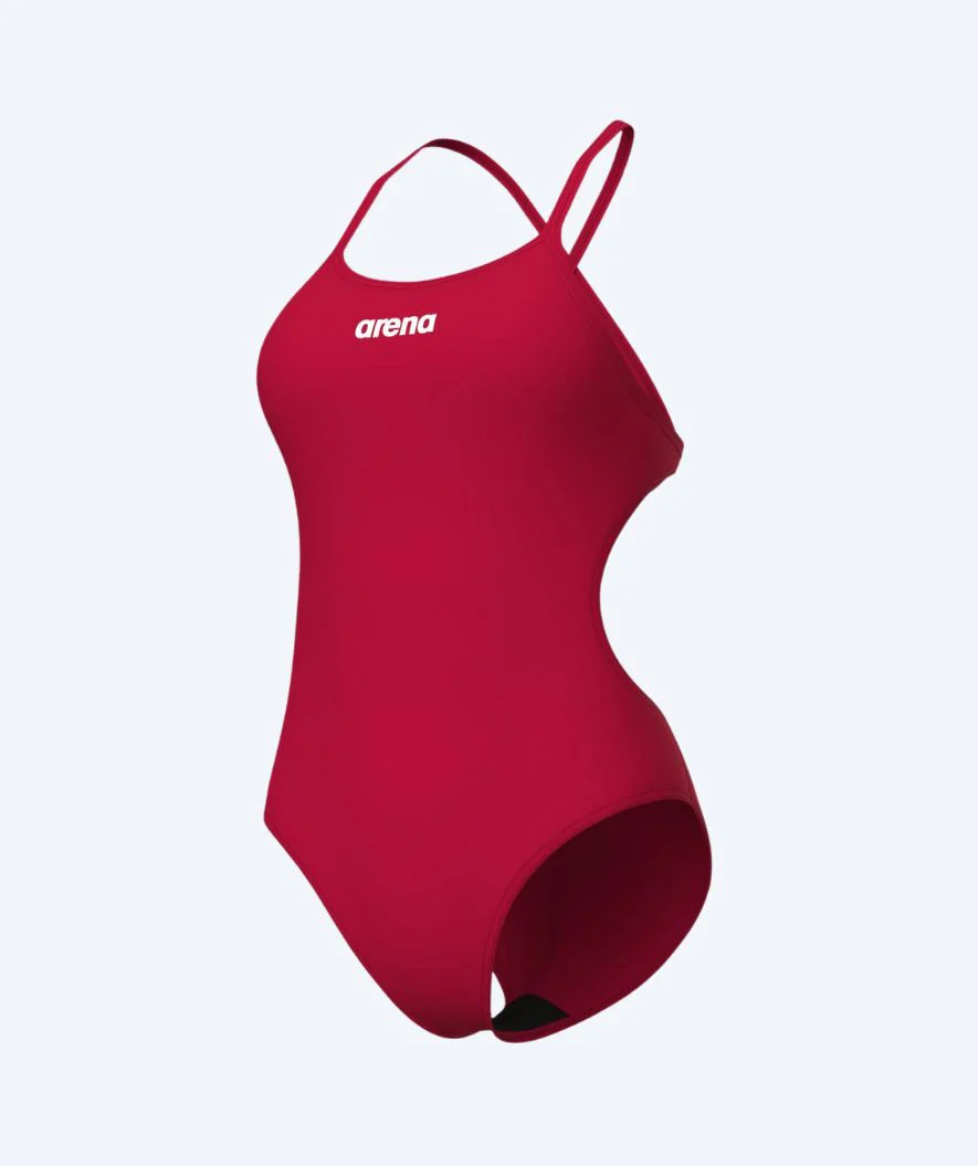 Arena Badeanzug für Damen - Solid Tie Back - Rot - Image 6