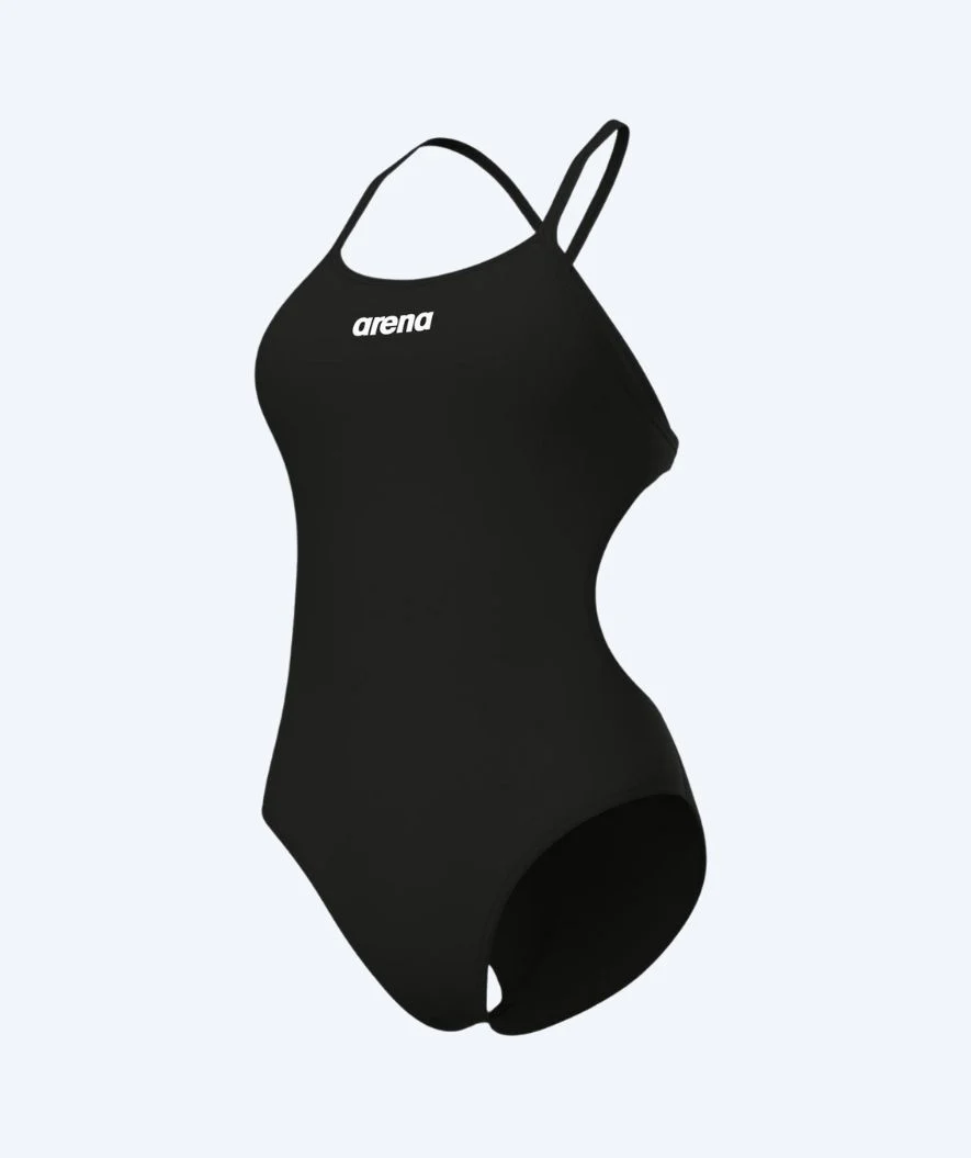 Arena Badeanzug für Damen - Solid Tie Back - Schwarz - Image 6