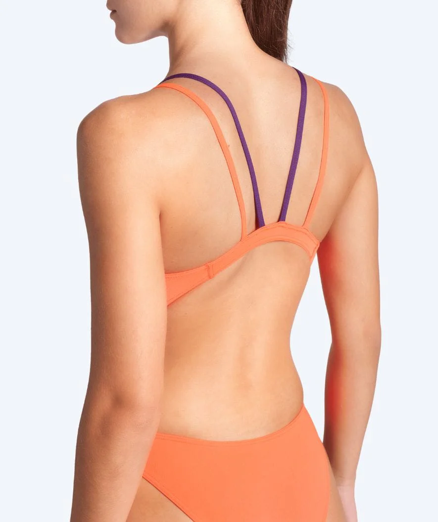 Arena Badeanzug für Damen - Tech Mehrfarbig Solid - Orange/Lila - Image 4