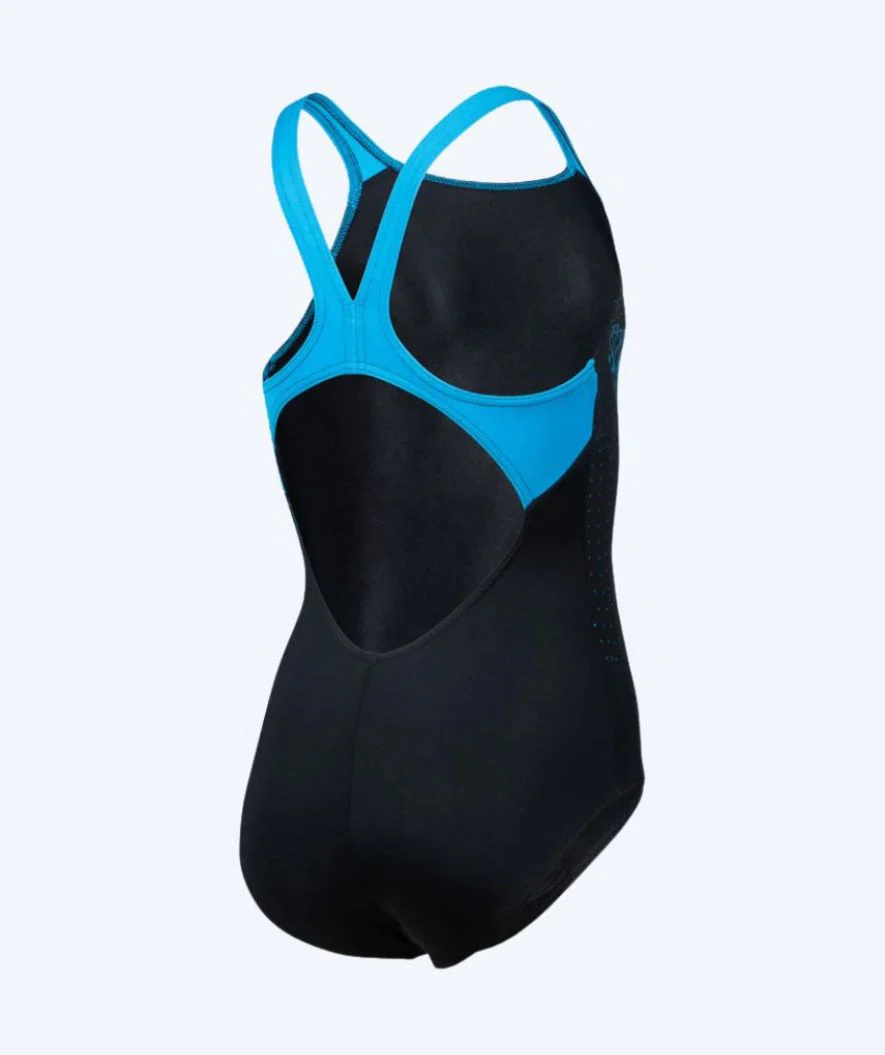 Arena Badeanzug für Mädchen - Butterfly - Schwarz/Blau - Image 7