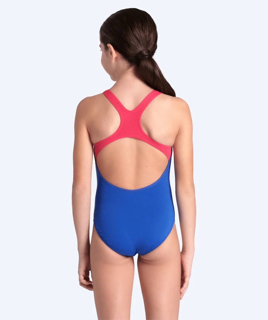 Arena Badeanzug für Mädchen - Kikko Swim Pro Back - Lila/Rot - Image 2