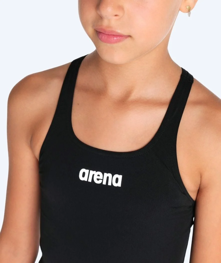 Arena Badeanzug für Mädchen - Team Swim Pro Solid - Schwarz - Image 8