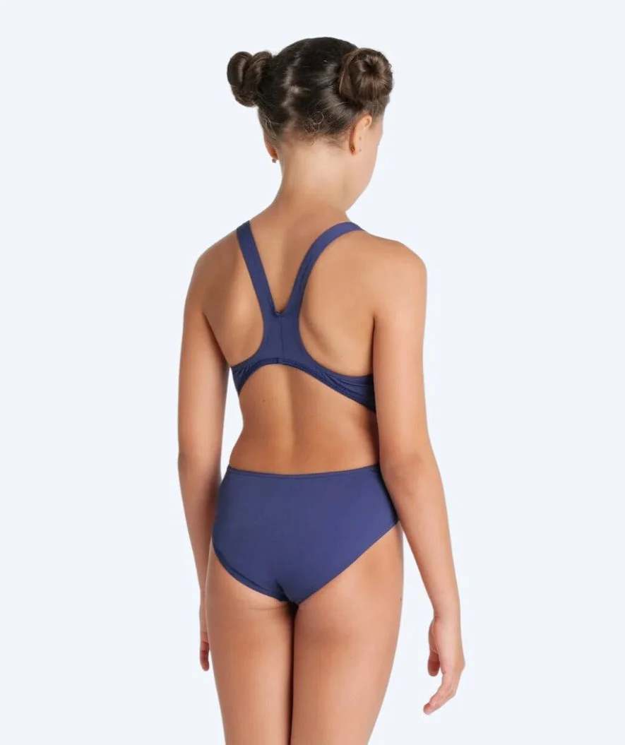 Arena Badeanzug für Mädchen - Team Swim Tech Solid - Donkerblau - Image 3