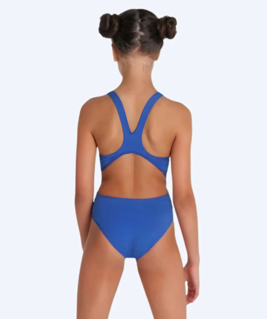 Arena Badeanzug für Mädchen - Team Swim Tech Solid - Blau - Image 2