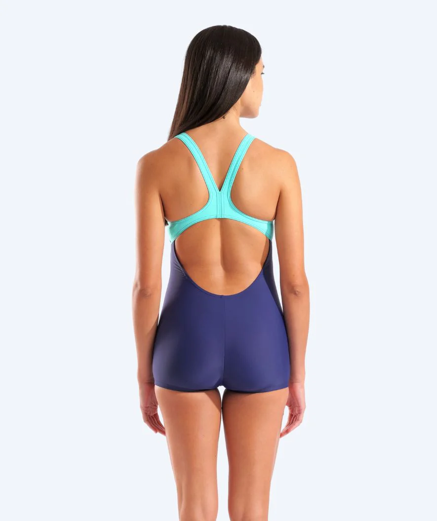 Arena Badeanzug mit Bein für Damen - Kaori - Donkerblau/Hellblau - Image 2