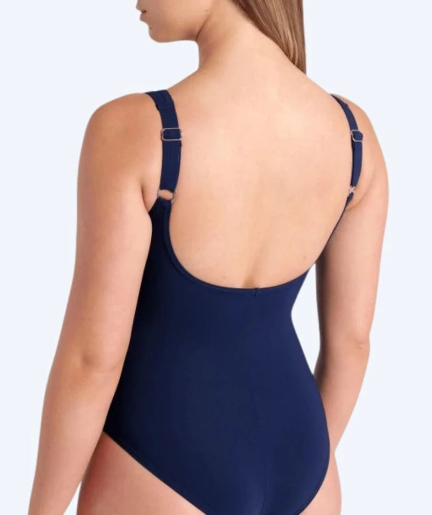 Arena Badeanzug mit Einlagen für Damen - Amelia - Donkerblau/Weiß - Image 4