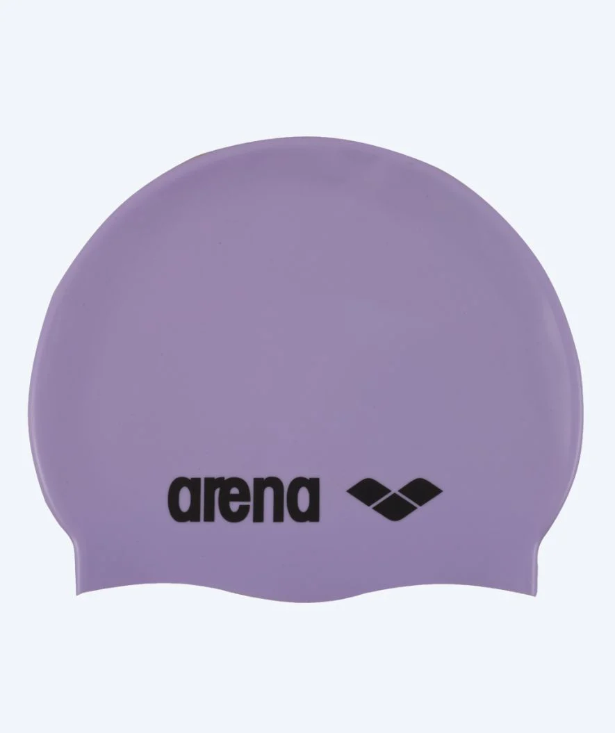 Arena Badekappe - Classic Silicone - Lila/Schwarz