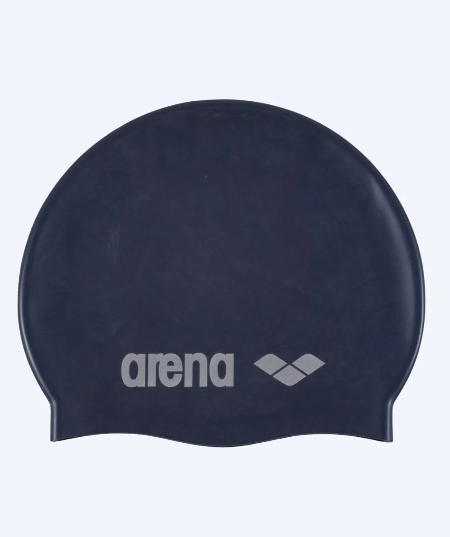 Arena Badekappe für Junioren (6-12) - Classic Silicone - Donkerblau/Grau