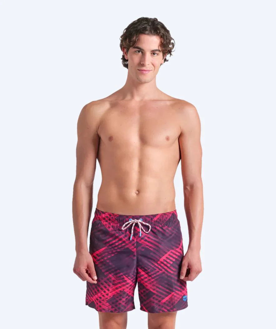 Arena Badeshorts für Herren - Water Prints - Hellrosa