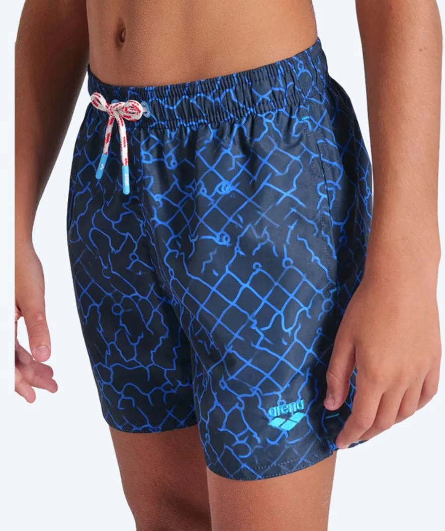 Arena Badeshorts für Jungen - Water Prints - Donkerblau - Image 3