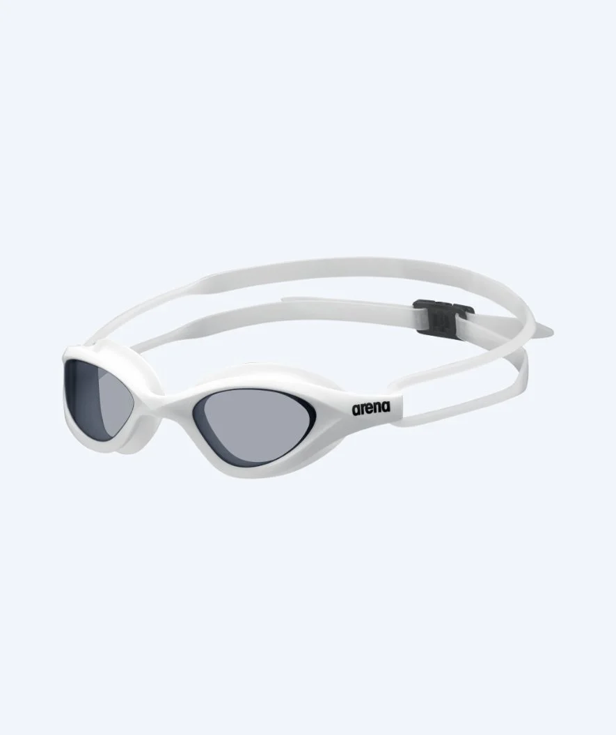 Arena Schwimmbrille für Freizeitschwimmer - 365 - Weiß (Smoke Scheiben)