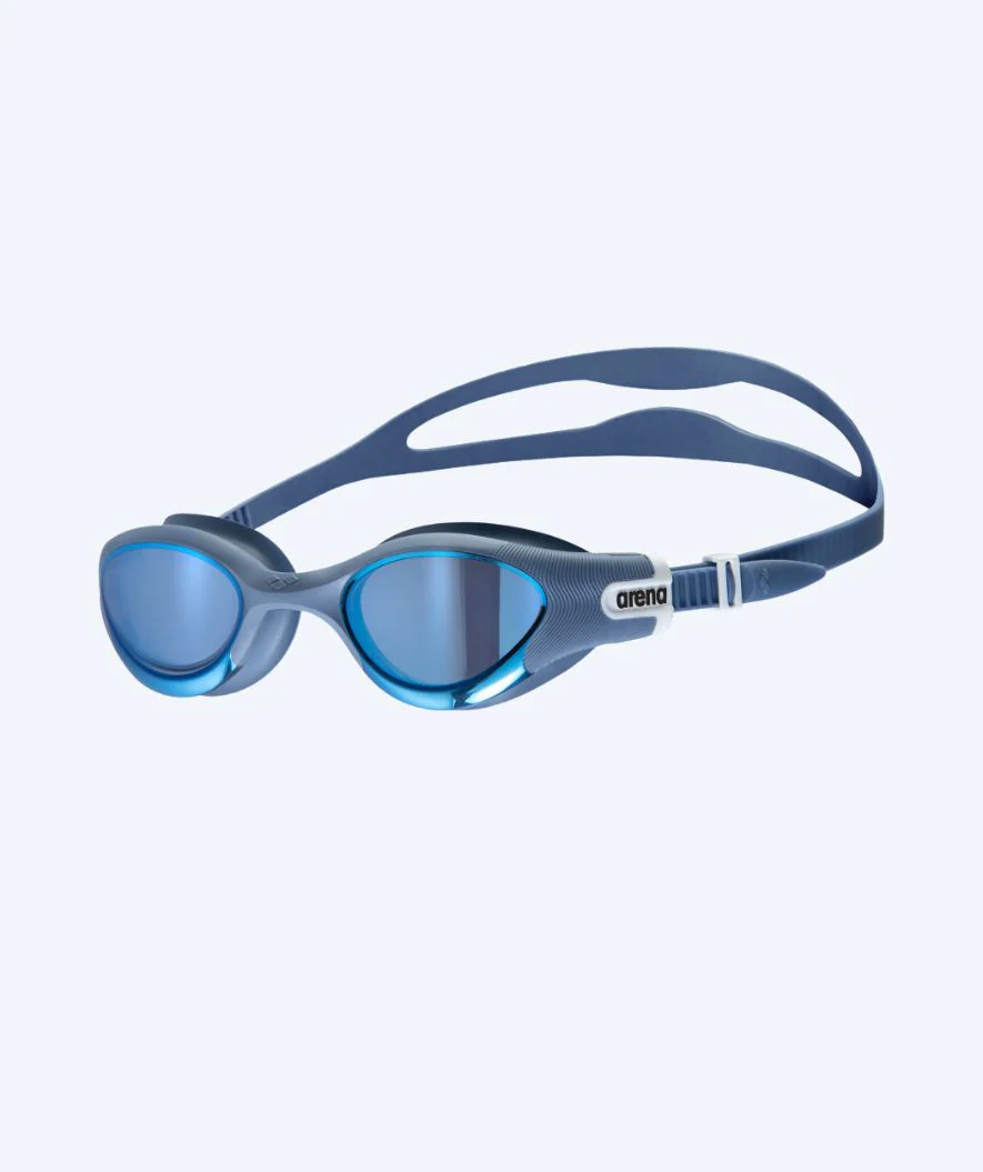 Arena Schwimmbrille für Freizeitschwimmer - The One Plus Mirror - Donkerblau/Blau