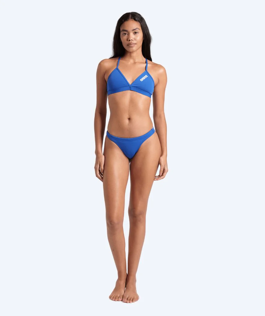 Arena Bikini Oberteil für Damen - Solid Tie Back - Blau - Image 5