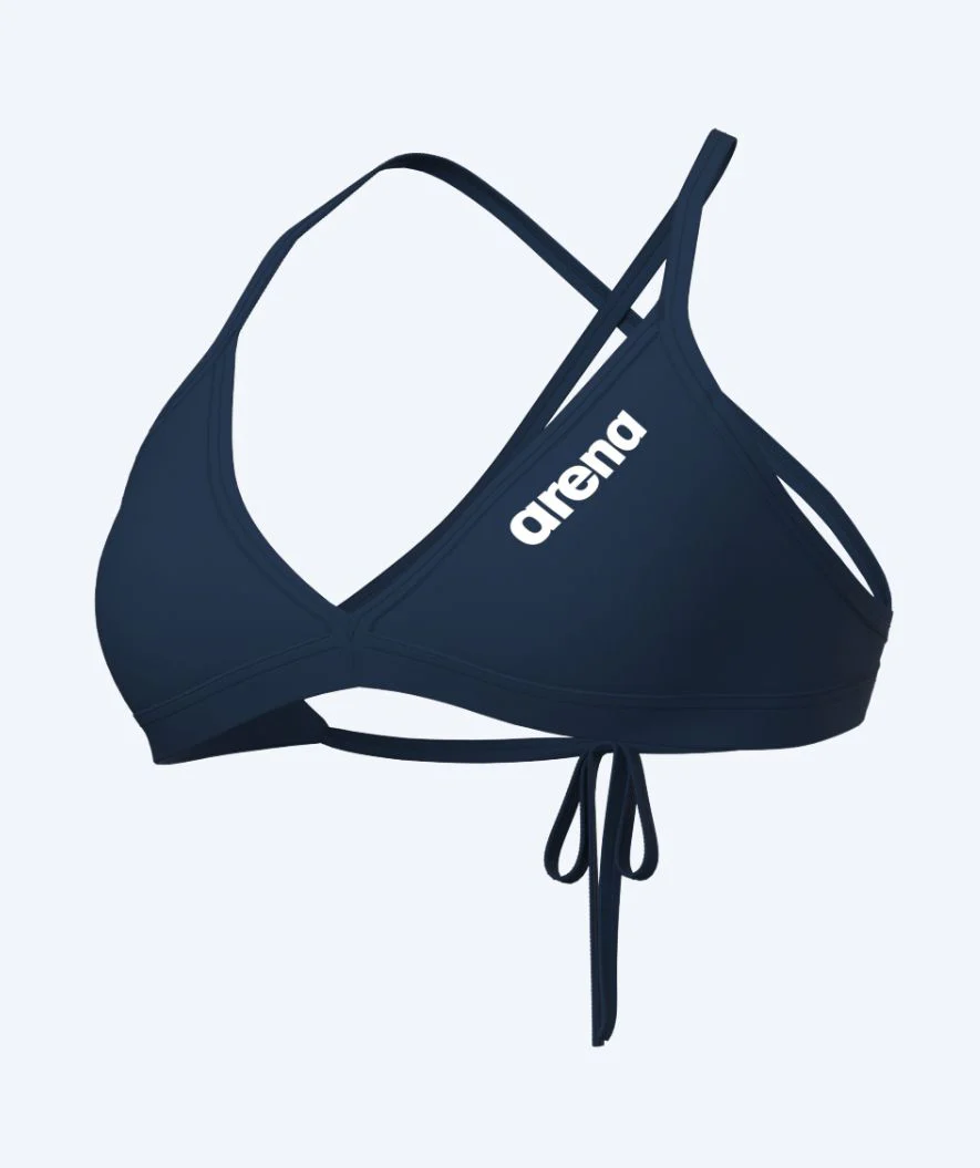Arena Bikini Oberteil für Damen - Solid Tie Back - Donkerblau - Image 5