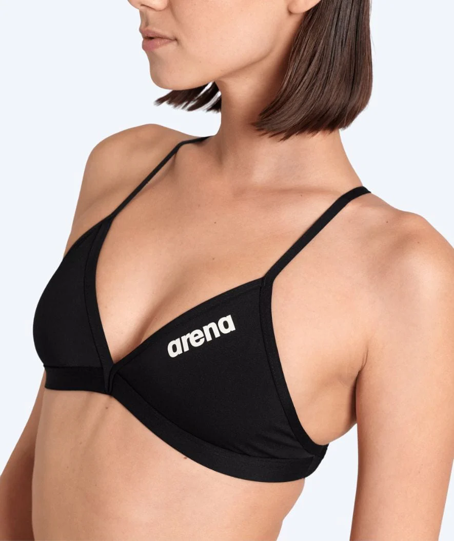 Arena Bikini Oberteil für Damen - Solid Tie Back - Schwarz - Image 3
