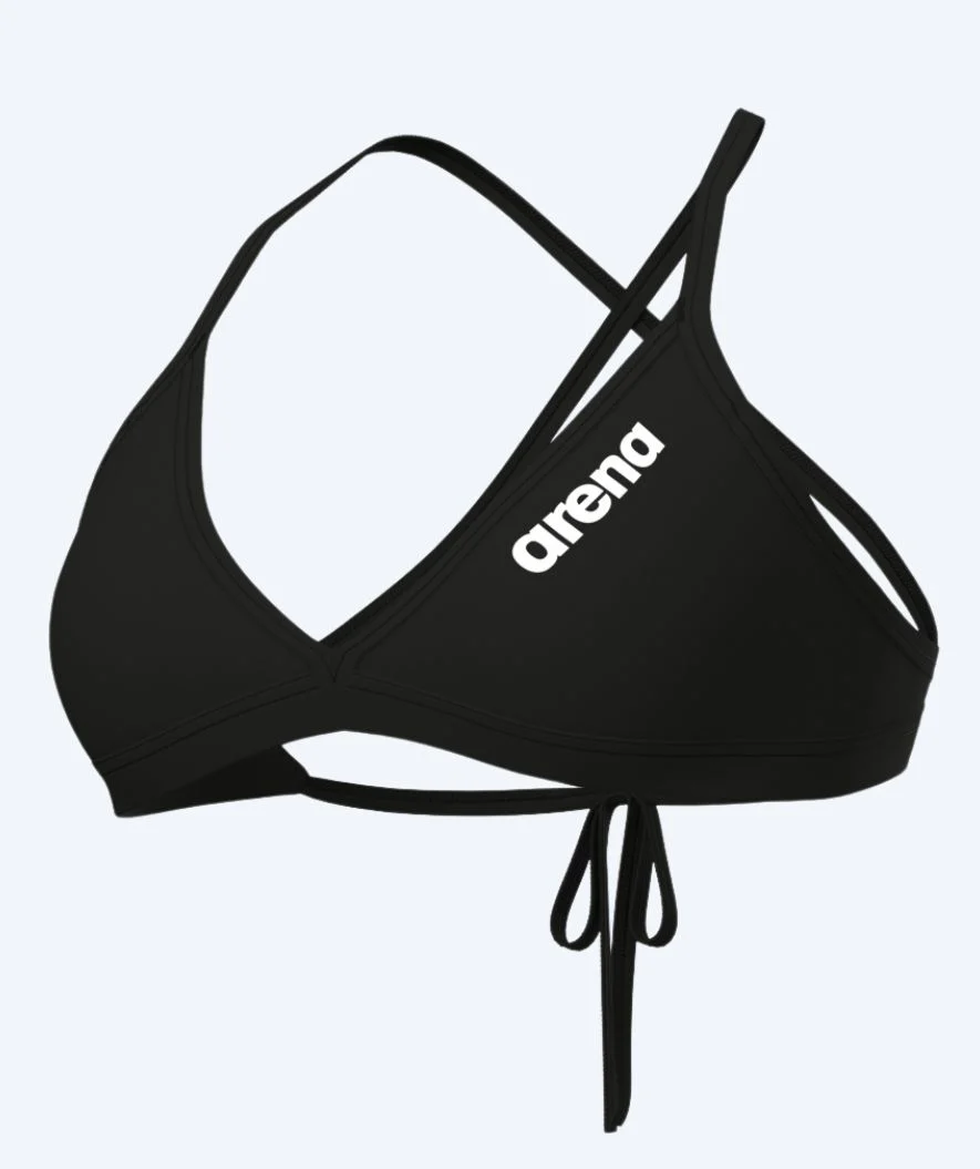 Arena Bikini Oberteil für Damen - Solid Tie Back - Schwarz - Image 6