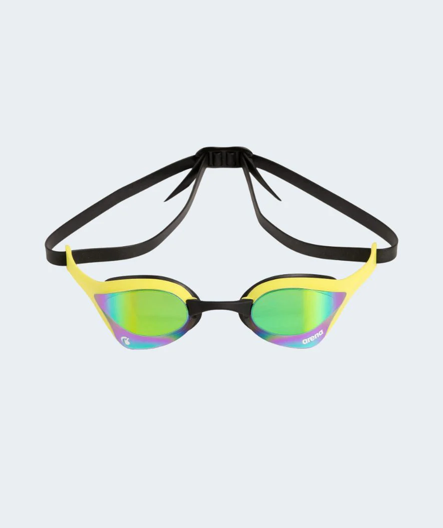 Arena Elite Schwimmbrillen - Cobra Ultra SWIPE Mirror - Gelb/lime - Image 2