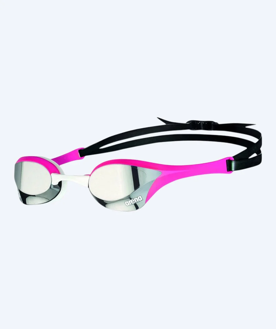 Arena Elite Schwimmbrillen - Cobra Ultra SWIPE Mirror - Hellrosa/Silber