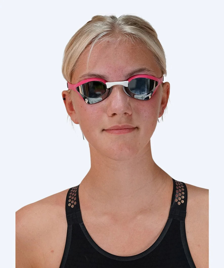 Arena Elite Schwimmbrillen - Cobra Ultra SWIPE Mirror - Hellrosa/Silber - Image 4