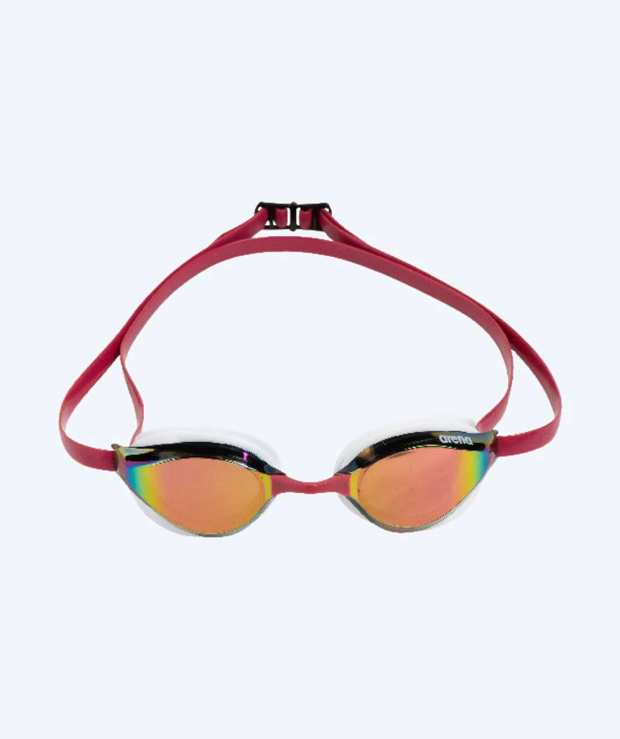 Arena Elite Schwimmbrillen - Python - Rot/Gold (Mirror Scheiben) - Image 3