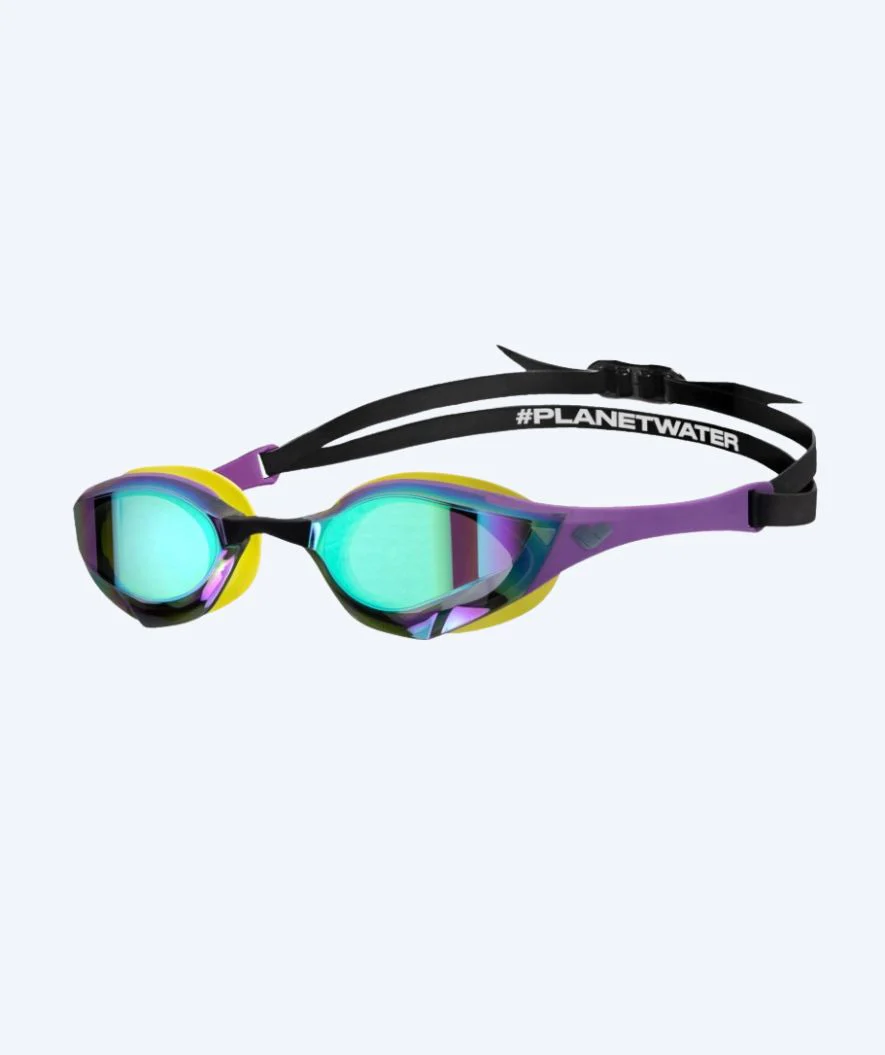 Arena Elite Schwimmbrillen - Cobra Edge SWIPE Mirror - Gelb/Lila