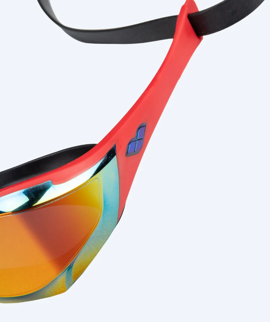 Arena Elite Schwimmbrillen - Cobra Edge SWIPE Mirror - Rot/Gold - Image 6
