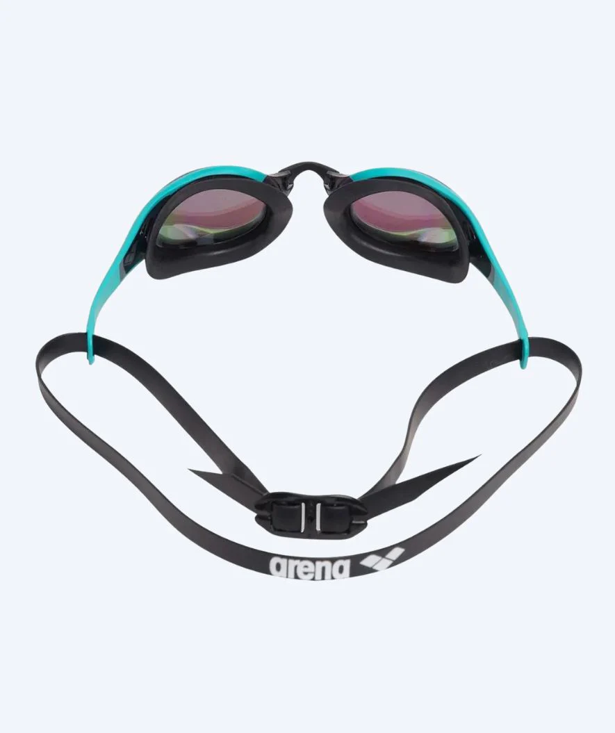 Arena Elite Schwimmbrillen - Cobra Edge SWIPE Mirror - Schwarz/Türkis - Image 2